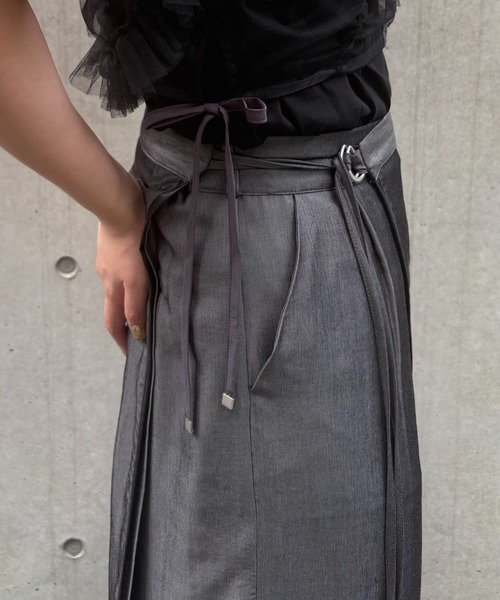 tシャツ 「＆g'aime」チュールビスチェレイヤードT　Tulle Bustier Layered Tee レディース &g'aime tシャツ 「＆g'aime」チュールビスチェレイヤードT