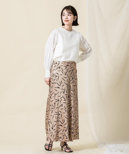 「Gready Brilliant」 「favori」長(zhǎng)袖カットソー 38 オフホワイト レディース