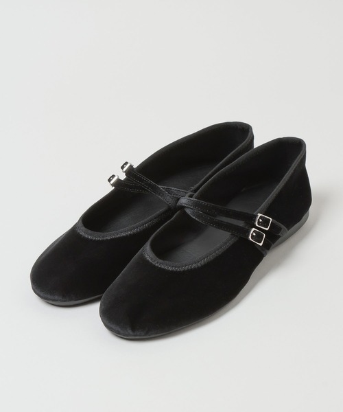 A part by（アパートバイ） バレエシューズ パンプス ベロアシューズ