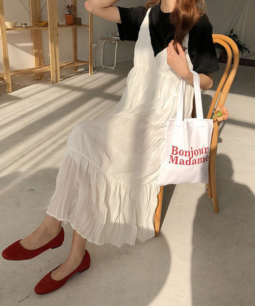 「Bifrost」 キャミソールワンピース F ブラック レディース_画像4