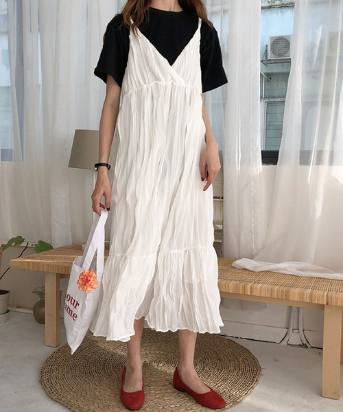 「Bifrost」 キャミソールワンピース F ブラック レディース_画像5