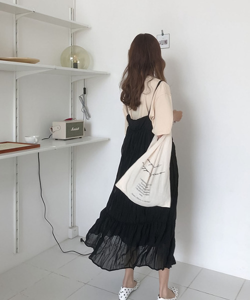 「Bifrost」 キャミソールワンピース F ブラック レディース_画像7