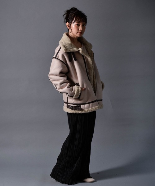 「Starting Over」 ブルゾン X-LARGE ブラウン レディース_画像5