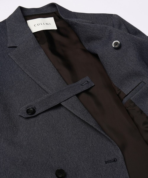 CULLNI ジャケット テーラードジャケット Faux Denim Slant Belt