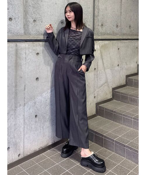 MURUA ライダースジャケットセットアップ MURUA（ムルーア）の「【SET UP対応】 ヴィンテージライク