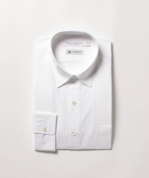 「THOMAS MASON」 長袖シャツ「URBAN RESEARCHコラボ」 LARGE ホワイト メンズ_画像2