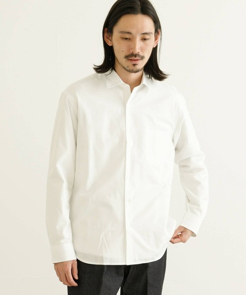 「THOMAS MASON」 長袖シャツ「URBAN RESEARCHコラボ」 LARGE ホワイト メンズ_画像4
