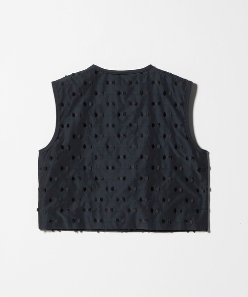 UNITED ARROWS ベスト ジレ リボン カットジャガード