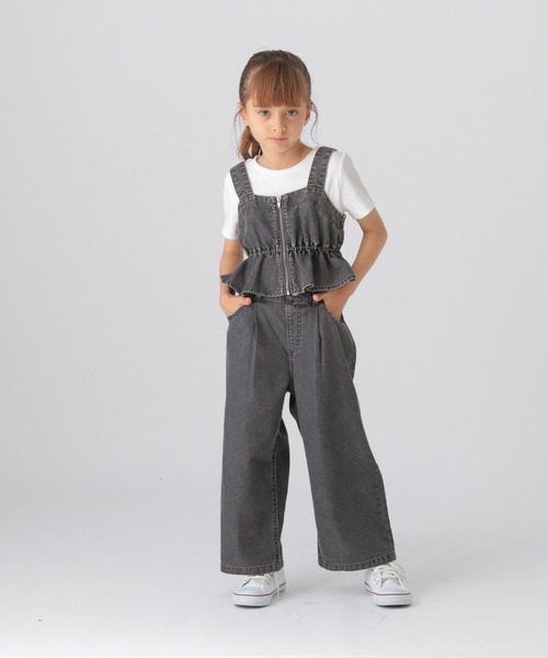 glicoページ　ハンドメイド　子供服 GLOBAL WORK オールインワン トクトク3デニムセット＊Tシャツ/T