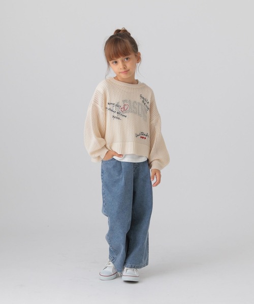 GLOBAL WORK オールインワン トクトク3デニムセット＊Tシャツ/T