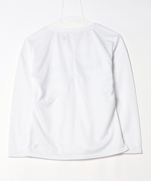 「DESCENTE」 長袖カットソー M ホワイト レディース