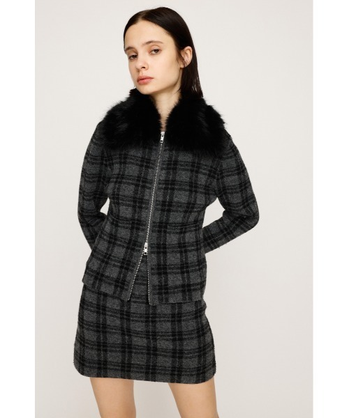 SLY ニット セーター 「2025AW」F/FUR COLLAR KNIT TOPS
