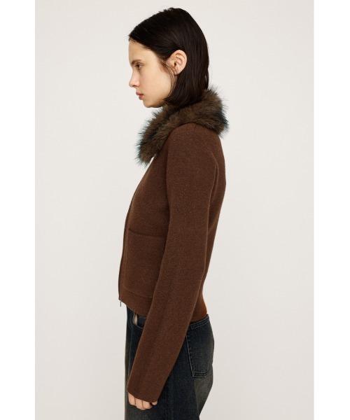 SLY ニット セーター 「2025AW」F/FUR COLLAR KNIT TOPS