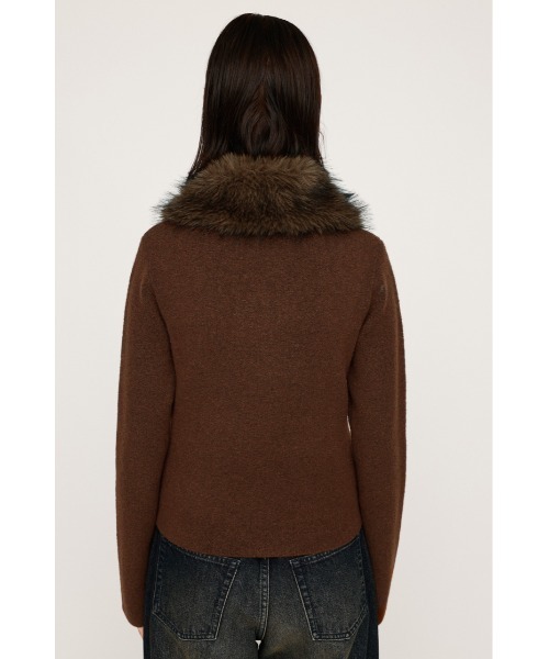 SLY ニット セーター 「2025AW」F/FUR COLLAR KNIT TOPS