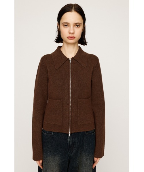 ファートップス SLY ニット セーター 「2025AW」F/FUR COLLAR KNIT TOPS