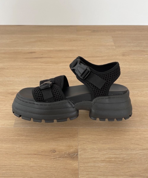 「Didot.showroom」 フラットサンダル 24cm ブラック レディース_画像3