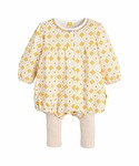 ベビー服 ロンパース 「3点セット」ラインフラ...の詳細画像1