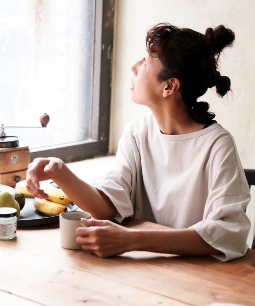 「soulberry」 半袖Tシャツ M オリーブ レディース_画像5