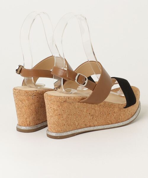 「ODETTE E ODILE」 フラットサンダル 36 ブラウン レディース_画像2
