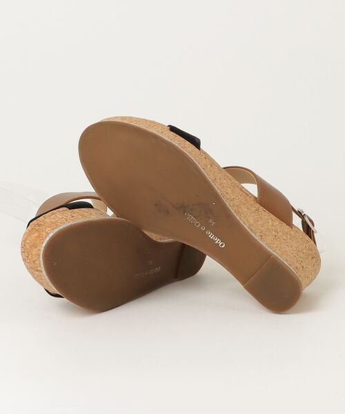 「ODETTE E ODILE」 フラットサンダル 36 ブラウン レディース_画像3