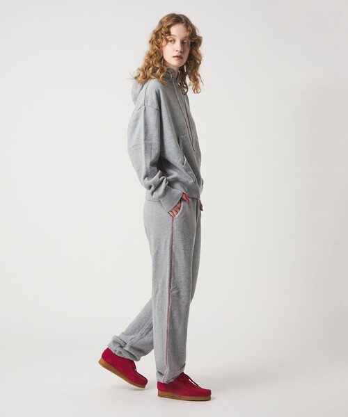 6 パーカー 「6(ROKU)」コットン ウラケ フーディー レディース