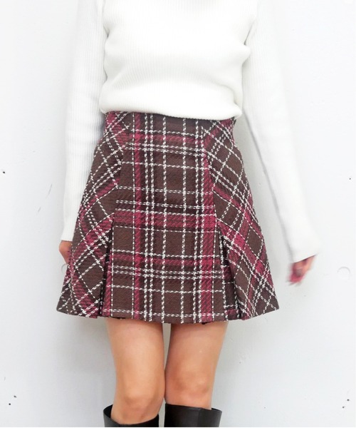 FUN スカート チェックミニスカート : ZOZOTOWN Yahoo!店 - 通販