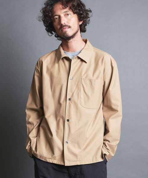 LINENコンビニットシャツジャケット 千鳥柄風ニットジャケット レディース(M グレー): 東京シャツ公式通販