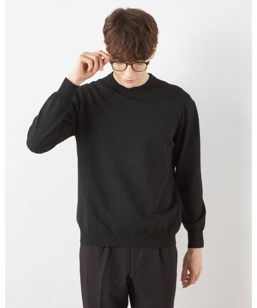 SHADOW COLLECTION BIAS LOGO CREWクルーニット RIGHT & WRONG CREW