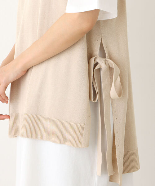 「Afternoon Tea」 半袖ワンピース MEDIUM グレー レディース_画像4