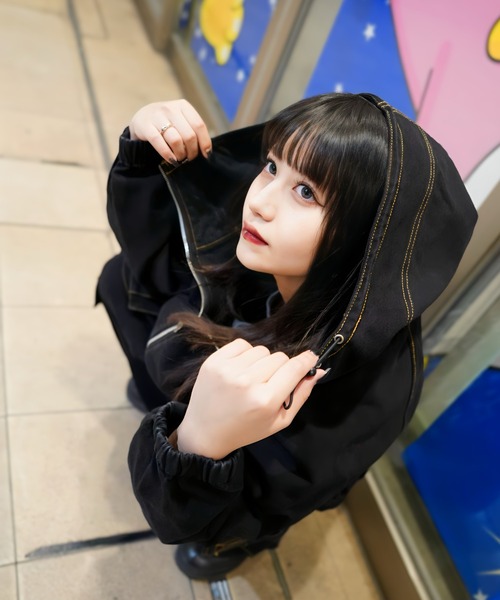 BABYL COFFINフードジャケット Lサイズ ライブ限定 GALFY（ガルフィー） コート ジャケット 「別注」GA×GALFY-安定の別注