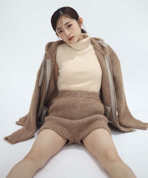 Luan（ルアン） パンツ 「Luan」KNIT MINI PANTS/ニットミニパンツ