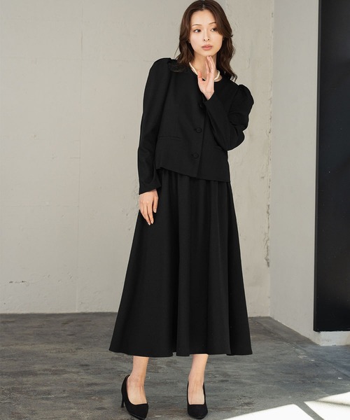 Flolia（フロリア） 喪服 セレモニースーツ セットアップ 「喪服・礼服