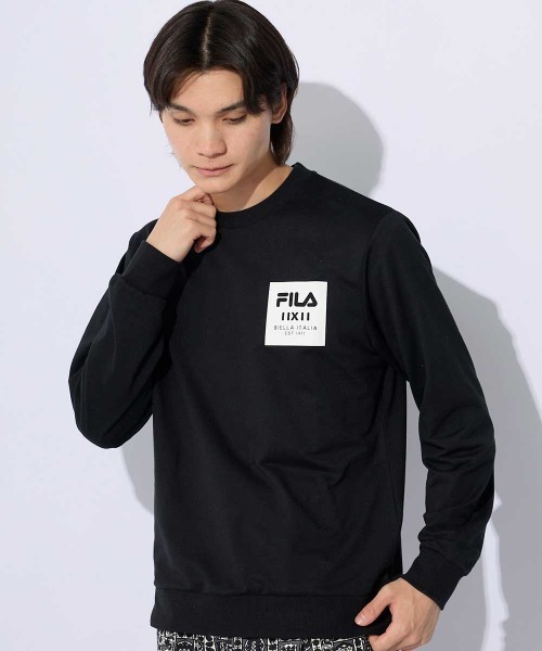 FILA GOLF 「FILA GOLF」 長袖Tシャツ SMALL ブラック メンズ