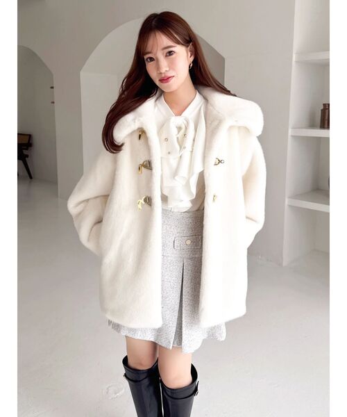 dazzlin（ダズリン） ニット セーター ラッフルタイニット レディース