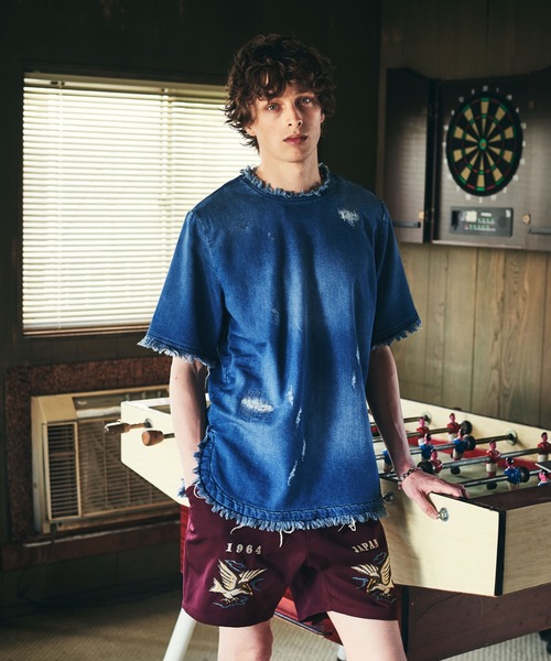 「glamb」 半袖Tシャツ L グレー メンズの画像