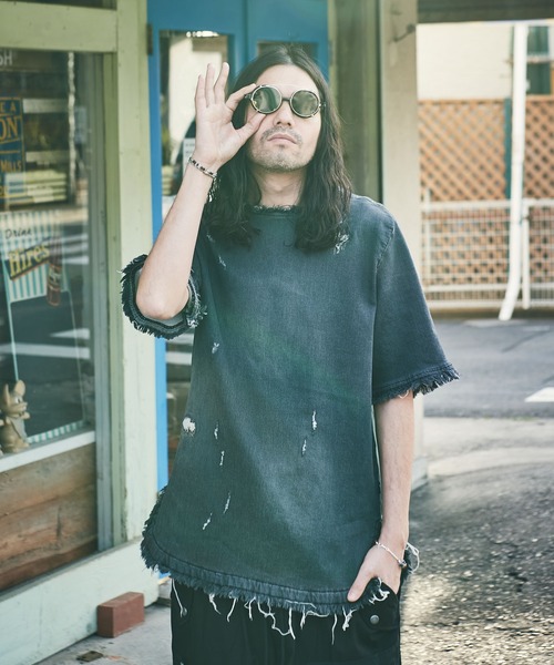 「glamb」 半袖Tシャツ L グレー メンズの画像