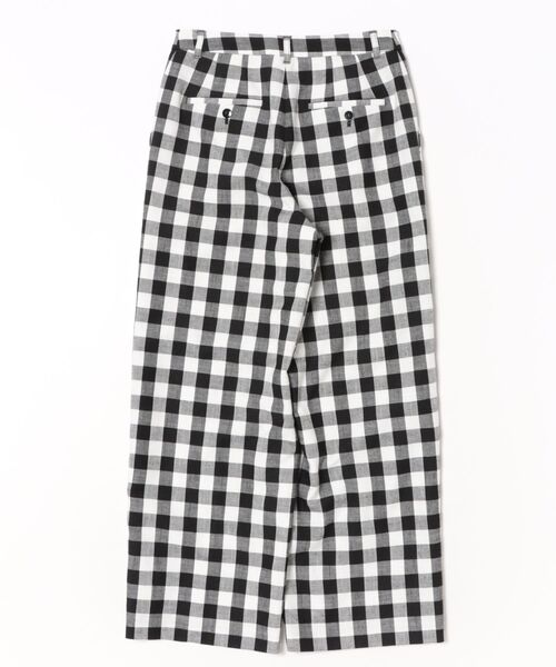 【美品】NEWYORKER ニューヨーカー ギンガムチェック クロップドパンツ NEWYORKER（ニューヨーカー） パンツ ギンガムチェッククロス ワイド