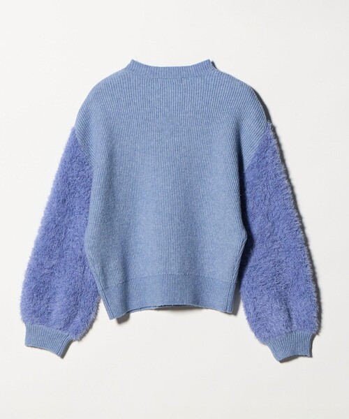 A DAY IN THE LIFE ニット セーター カタアゼ×フェザー コンビニット