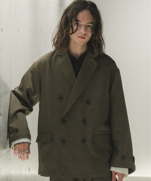 メンズファッション 「Casper John」 テーラードジャケット SMALL モカ 