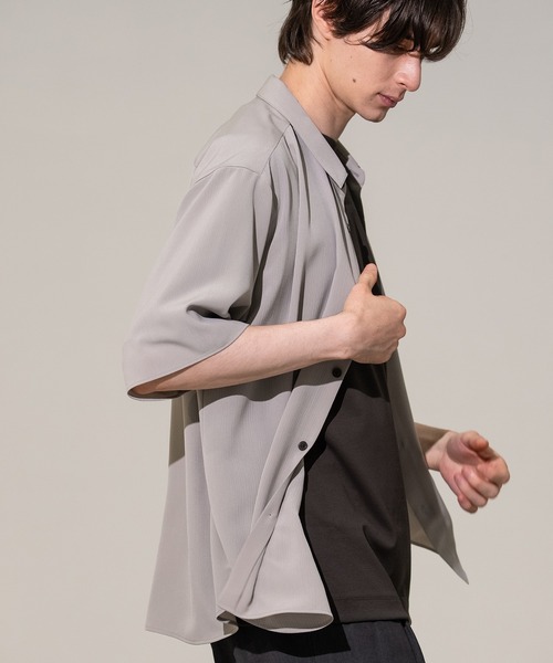 CITY TOKYO シャツ 半袖 「CITY TOKYO/シティートーキョー」Air pleats
