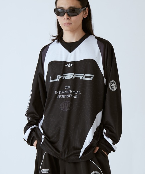 Lui's/EX/store UMBRO コラボゲームシャツ UMBRO（アンブロ）の「UMBRO×Lui's ゲームシャツ（Tシャツ/カットソー