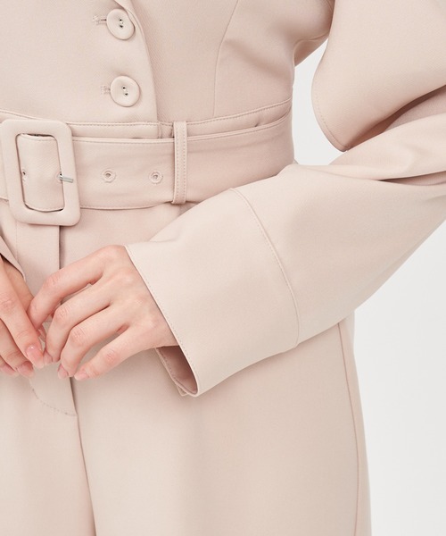 「ROYAL PARTY」 オールインワン FREE オフホワイト レディース_画像9