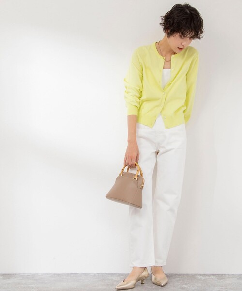 「NOLLEY'S」 ニットカーディガン 36 ブルー レディース_画像2