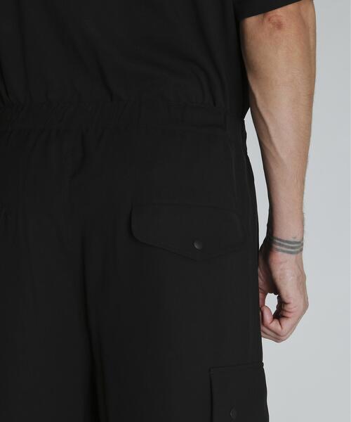 ワイドパンツ カーゴパンツ Schott/ショット/CHIFFON CARGO PANTS/シフォン カーゴパンツ メンズ レディースの画像