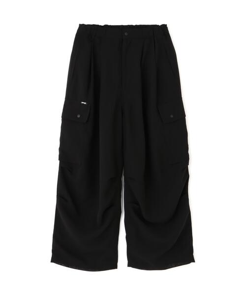 ワイドパンツ カーゴパンツ Schott/ショット/CHIFFON CARGO PANTS/シフォン カーゴパンツ メンズ レディースの画像