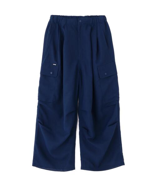 ワイドパンツ カーゴパンツ Schott/ショット/CHIFFON CARGO PANTS/シフォン カーゴパンツ メンズ レディースの画像