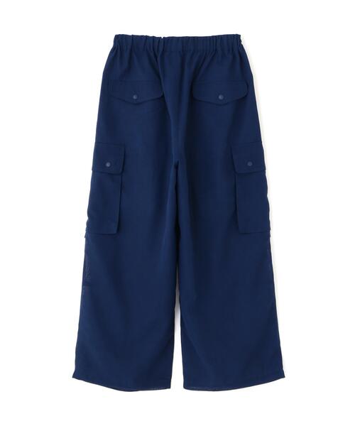ワイドパンツ カーゴパンツ Schott/ショット/CHIFFON CARGO PANTS/シフォン カーゴパンツ メンズ レディースの画像