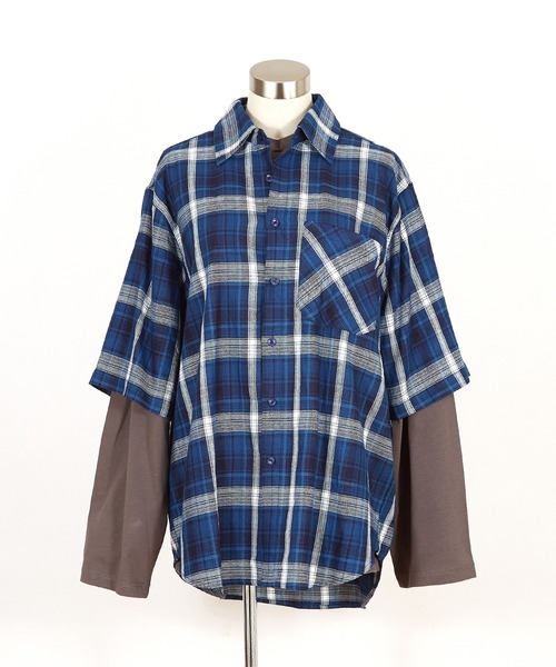 「ankoROCK」 長袖Tシャツ ONESIZE ネイビー メンズ_画像9