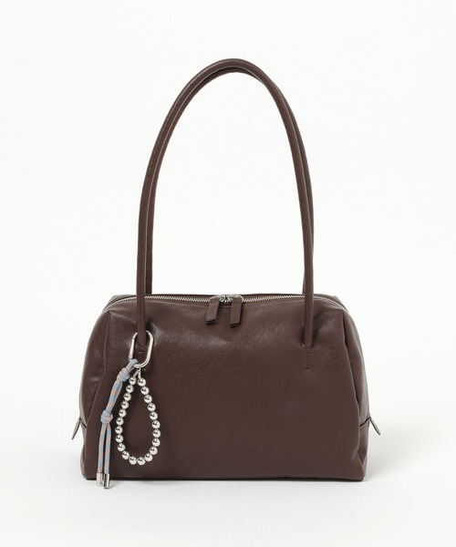 LEPSIM（レプシィム） ボストンバッグ チャーム付きソフトボストン