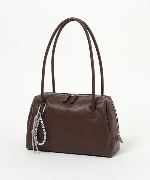 LEPSIM（レプシィム） ボストンバッグ チャーム付きソフトボストン